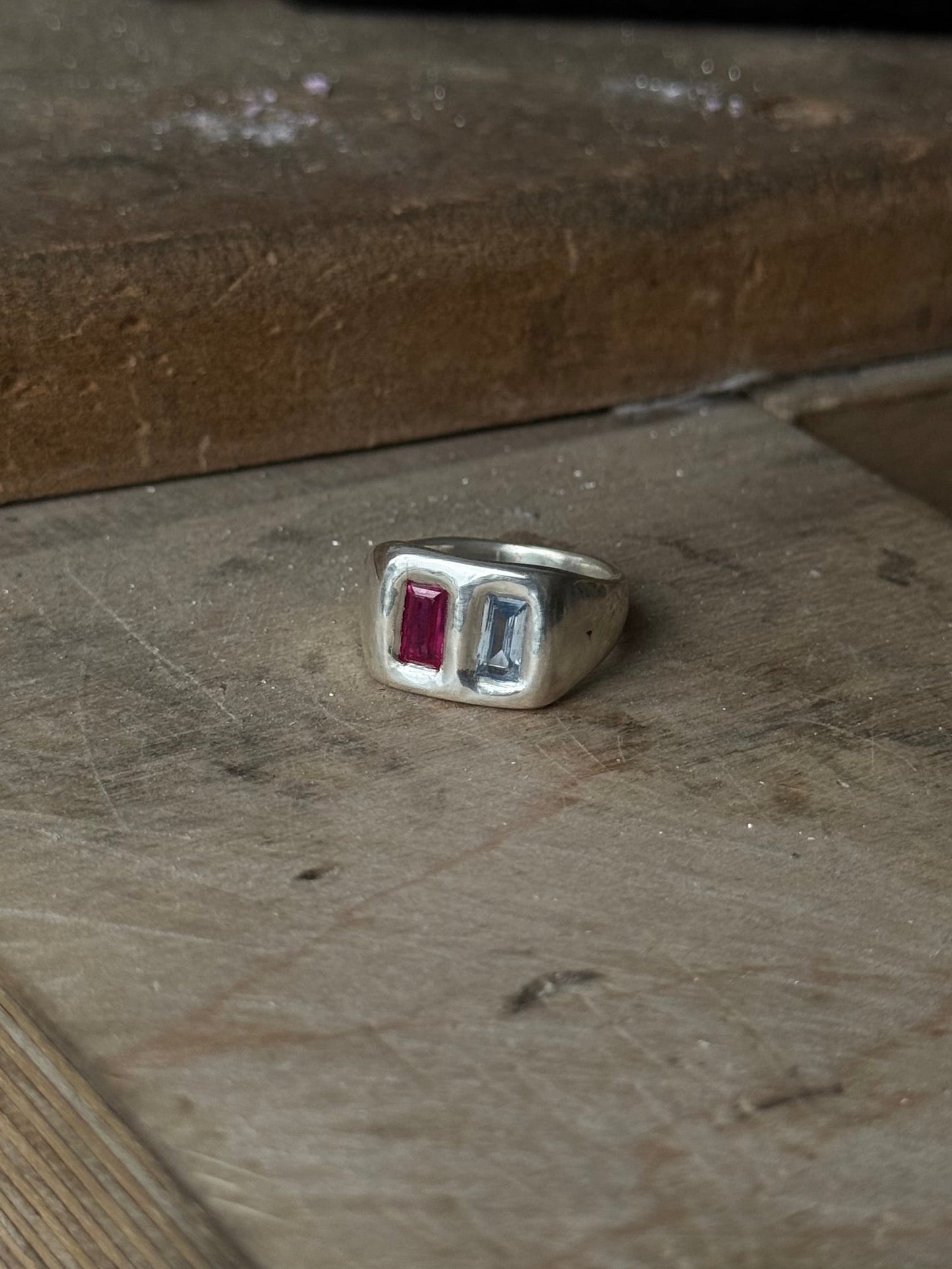 BLUE + RUBY PILLOW PAIR