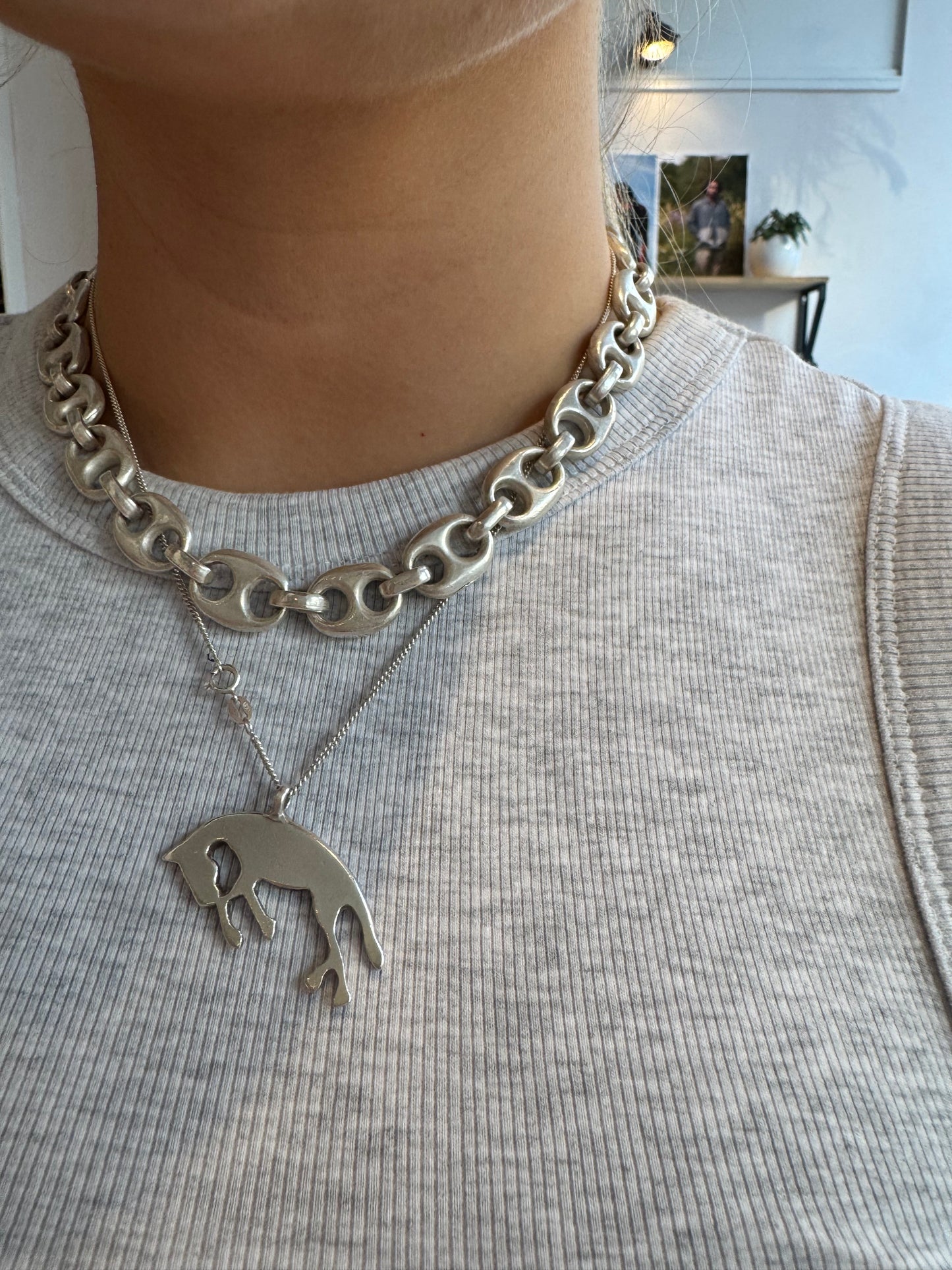 HEAVY MARINE CHAIN NECKLACE